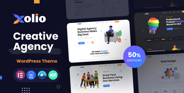 Xolio - Creative Agency & Portfolio WordPress Theme Logo